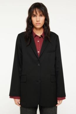 Elvine Odelia Blazer Black Dobby Structure Damen Jacke schwarz